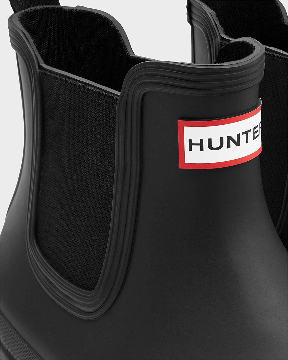 Mens Hunter Chelsea Boots Black - Original - 3290786-QV